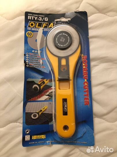 Дисковый нож olfa для резки и раскройки