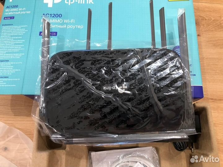 Wifi Роутер беспроводной tp-link Archer C6 AC1200