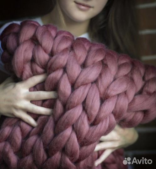 Плед из шерсти мериноса