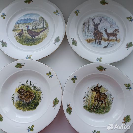 Кольдиц фарфор из ГДР дикие звери