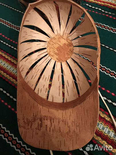 Бейсболка из бересты новая