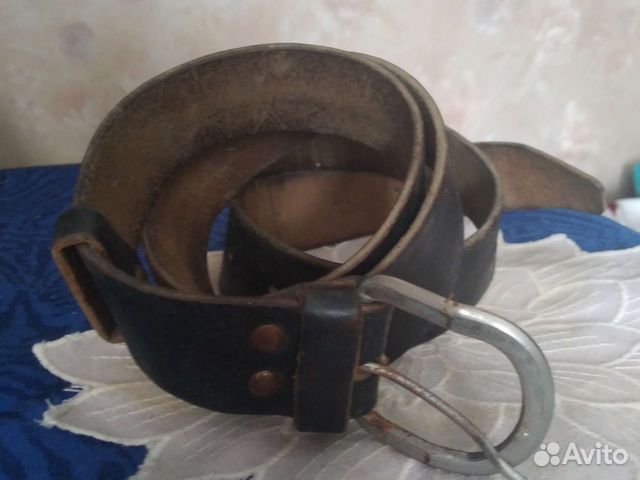 Ремень кожаный военный СССР