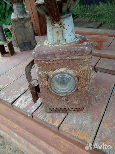 Советский жд фонарь