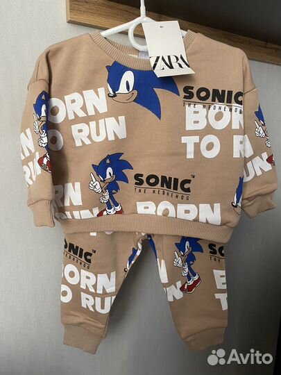 Костюм на мальчика Zara Sonic новый