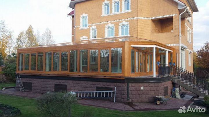 Стеклянная крыша, Остекление террас