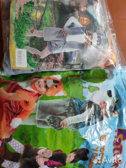 Костюм карнавальный зайка и котик