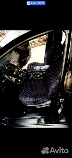 Накидки на сиденье из велюра