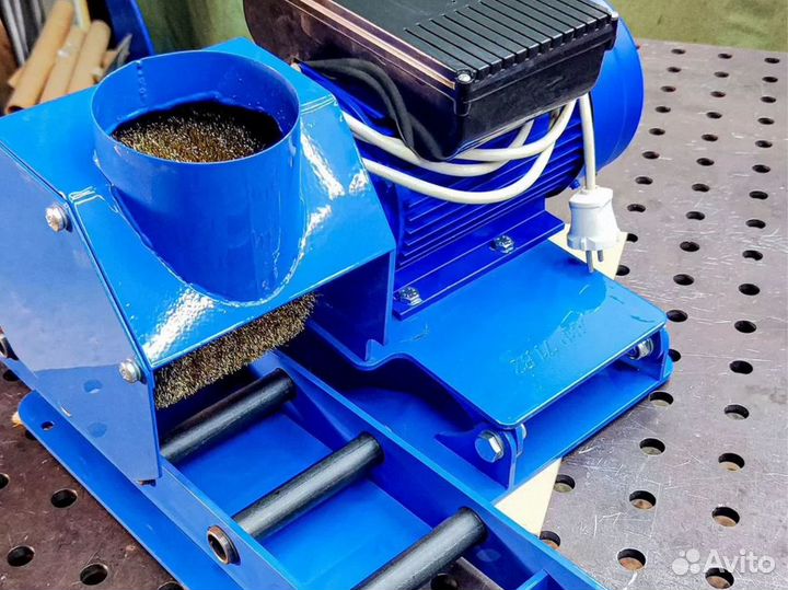 Зачистной станок для труб до 100х100мм 220в 2.2кВт