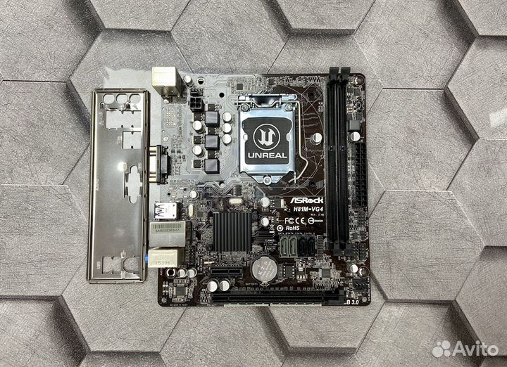 Материнская плата 1150 ASRock H81M-VG4