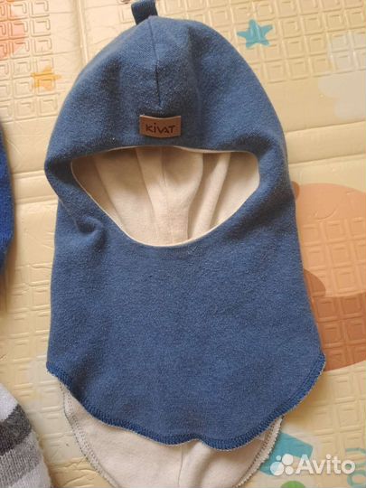 Шапка шлем и на завязках (зимняя и весенняя)