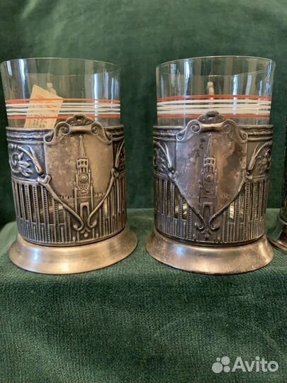 Подстаканники мельхиор алюминий СССР