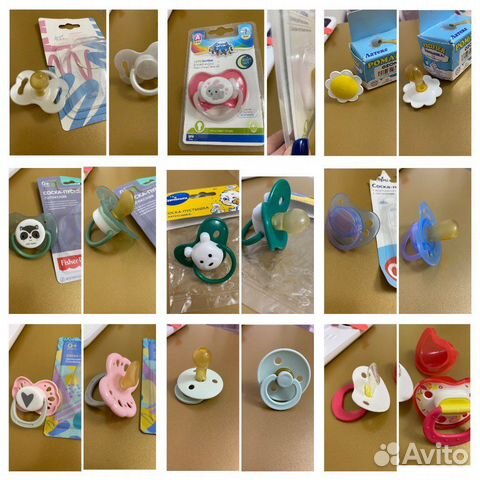 Пустышки (соска)от 0-6 мес 3 шт