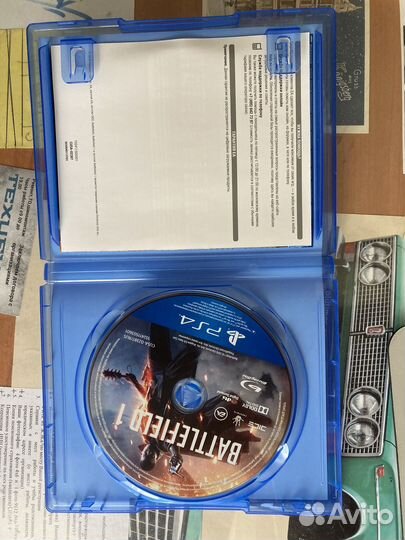 Диск Battlefield 1 ps4