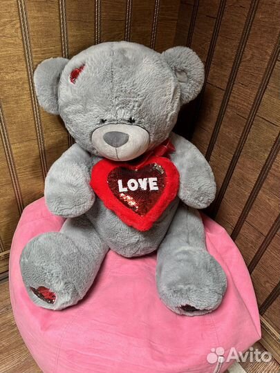 Мишка плюшевый, новый