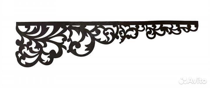 Ажурный ламбрекен для штор