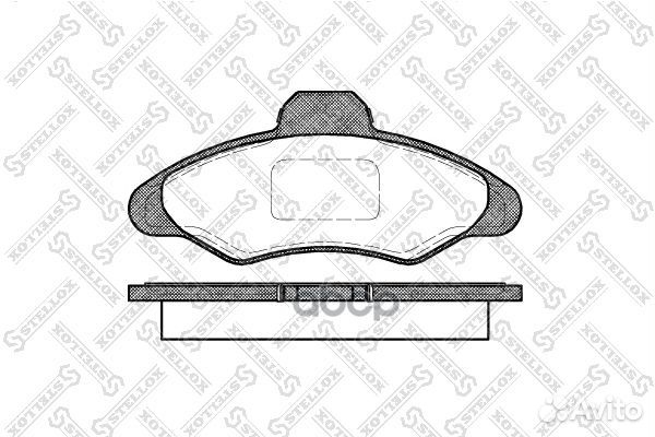 Колодки дисковые п. Ford Escort/Orion 1.3-1.8TD