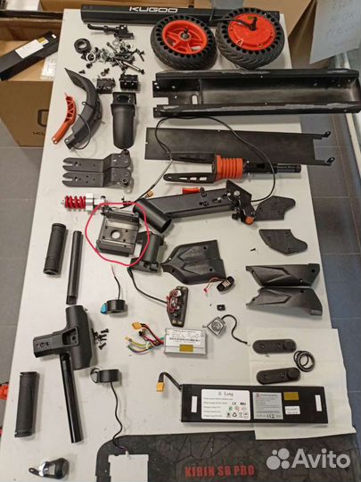 Запчасти на kugoo s8 pro разборка