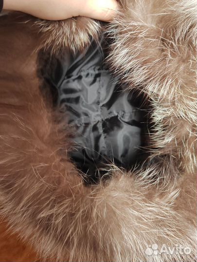 Шапка чернобурка женская