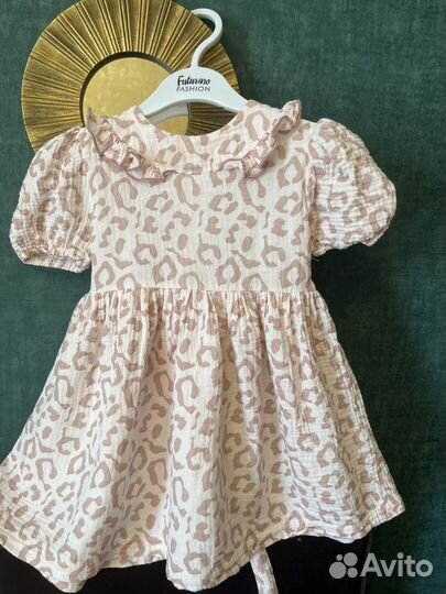 Муслиновое платье для девочки