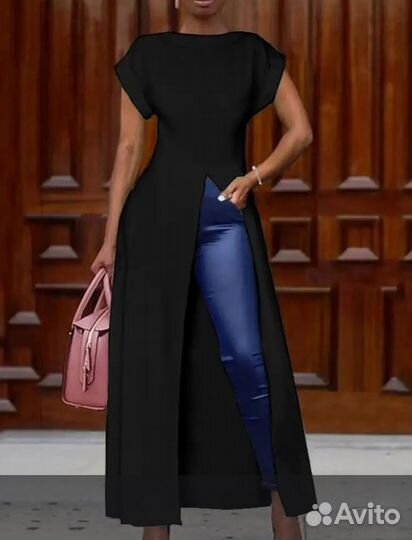 Длинный топ