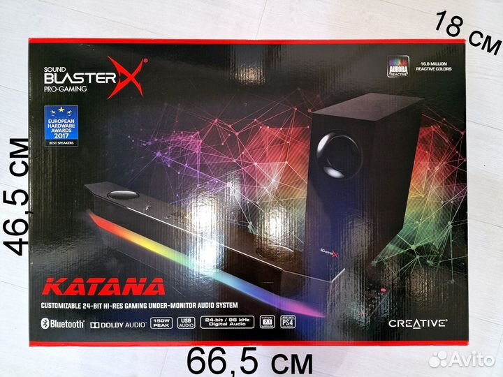 Коробка для саундбара Sound Blaster X Katana
