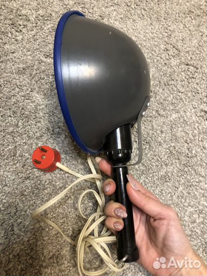 Синяя лампа рефлектор минина