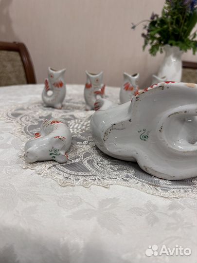 Штофы и графины СССР фарфор