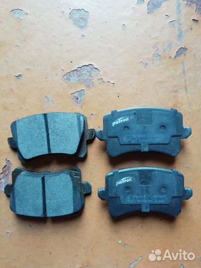 Тормозные колодки задние volkswagen