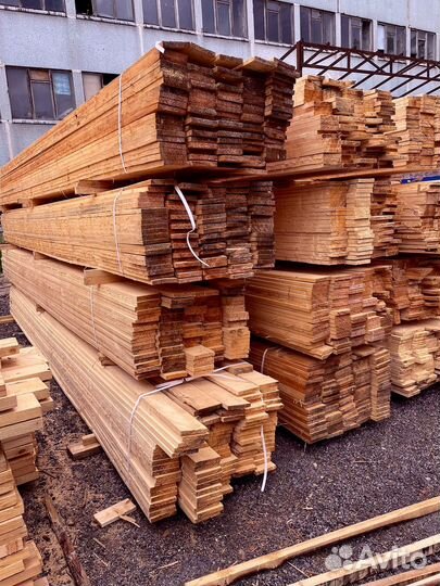 Доска обрезная 50х100х6000мм