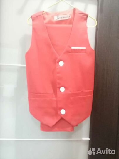 Костюм на мальчика, красный, выпускной 116 - 134