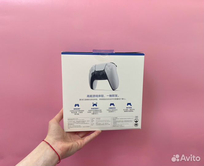 Джойстик на PS5 white