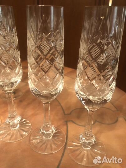 Бокалы Хрусталь Новые Разные