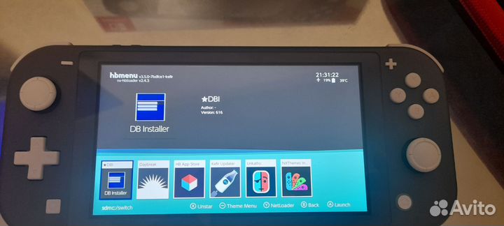 Nintendo switch lite прошитая чип