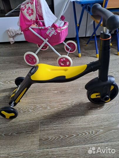 Самокат беговел велосипед 3 в 1