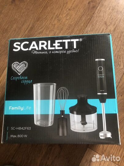 Блендер погружной scarlett