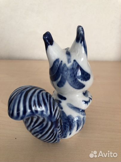 Статуэтка белочка гжель СССР