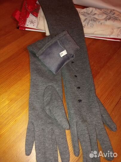 Варежки шерстяные новые