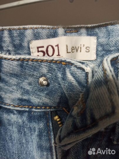 Женские джинсы levis 501 w28 l32