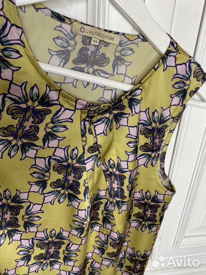 Топ натуральный шелк новый на M