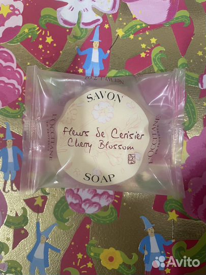 Loccitane набор вишневый цвет