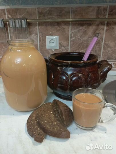 Молоко коровье домашнее