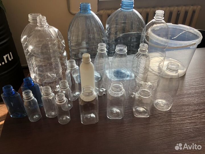 Бутылки, банки пэт, ведра пластиковые