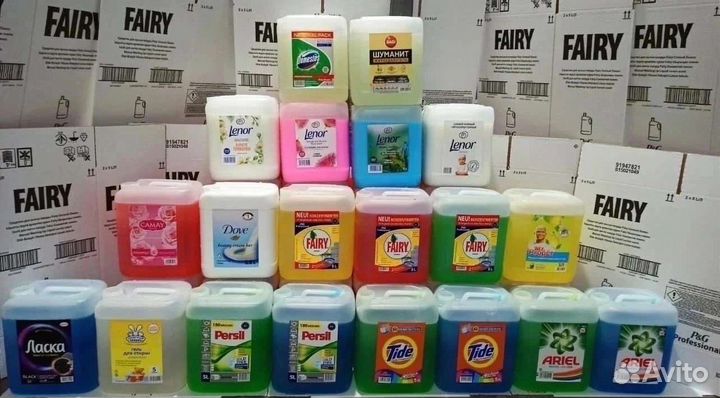 Гель для стирки ariel/persil/tide 5л