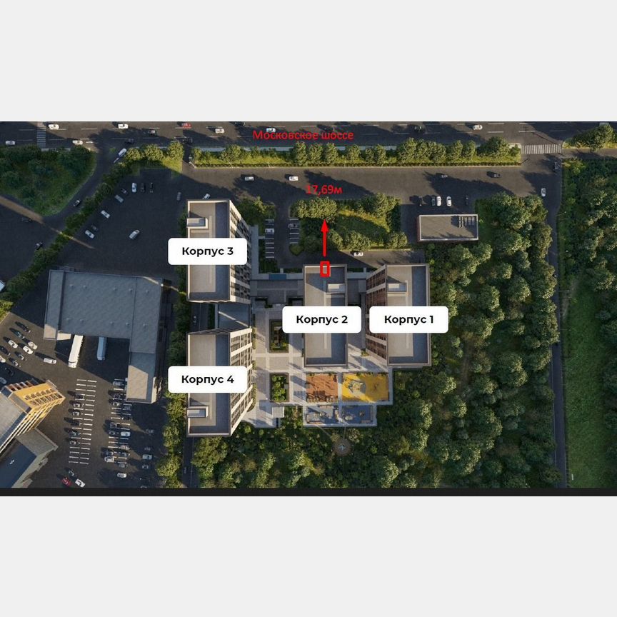 1-к. апартаменты, 17,7 м², 11/16 эт.