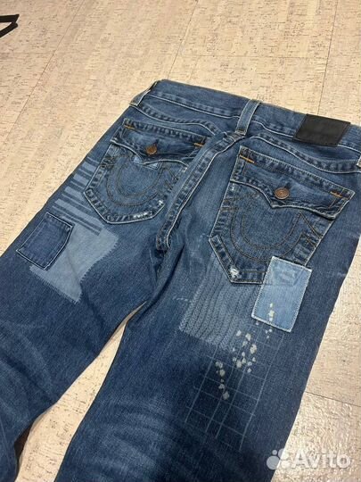 Джинсы True Religion Patchwork для шипа