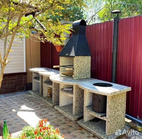 Мангальная зона барбекю