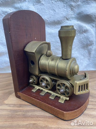 Паровоз латунный