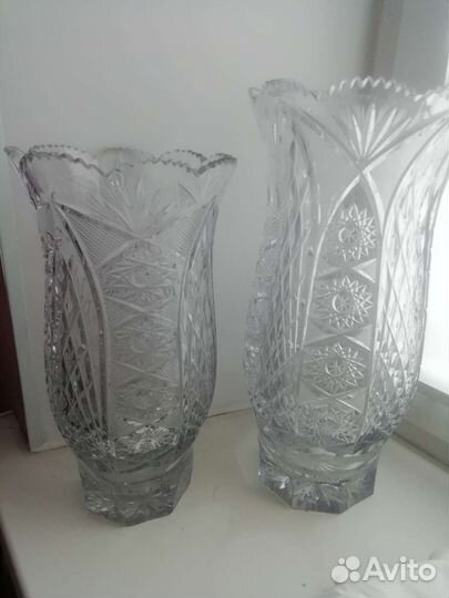 Хрустальная ваза