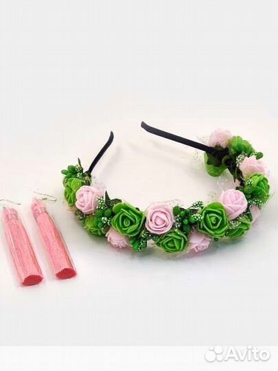 Ободок для волос ручной работы