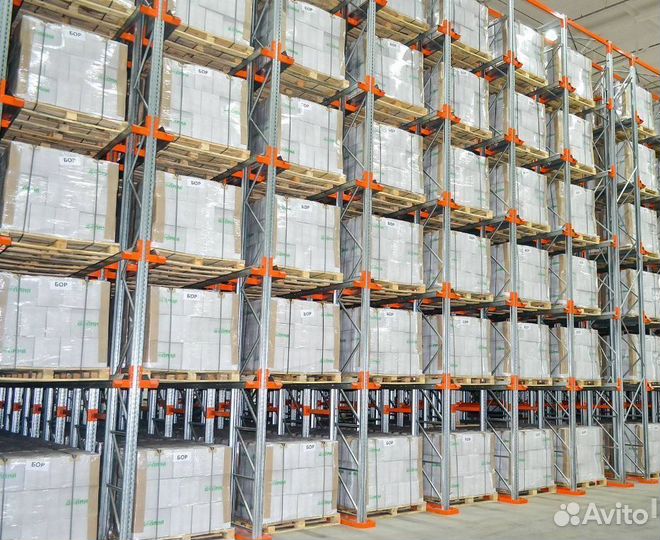 Стеллажи палетные бу